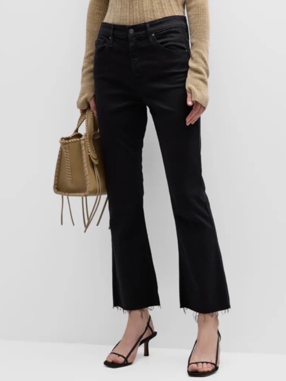 AG Adriano Goldschmied FARRAH BOOT CROP Sulphur Black NWT SZ 32 Women’s.     11